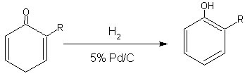 palladium catalyst for 
                              Hydrogenation of aromatic aldehydes